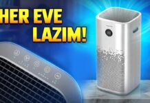 5 DAKİKADA ODAYI TEMİZLİYOR! HUTT Air Purifier Pro Plus İnceleme