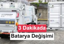 Elektrikli çöp kamyonları artık şarj olmayacak, 3 dakikada batarya değiştirecek
