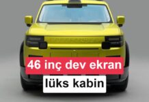 Freelander 8’in lüks kabini tanıtıldı: 46 inçlik dev panoramik ekran