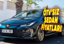 ÖTV Muafiyetiyle Satın Alınabilen Sedan Modeller (2026): ÖTV’siz Sedan Fiyatları Ne Kadar?