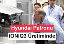 Hyundai’nin patronu İzmit’te IONIQ 3 üretimini denetledi ve net konuştu: “Her şeyden önce…”