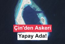 Uydu görüntüleri ortaya çıkardı: Çin denizin ortasına dev ‘askeri yapay ada’ kurdu